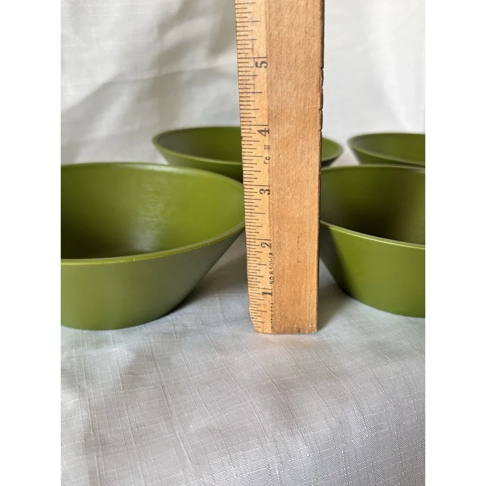 Vintage MCM David Douglas Co. 1960’s Accalac Avocado Green 9-piece Hostess Set